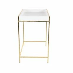 Coupon 🥰 Grayson Lane Gold and White Modern Console Tables - Set of 2 😍 -GRAYSON LANE Sales 2022 330862489 AlternateImage6 l