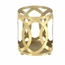 Brand new 🧨 Grayson Lane Gold Iron Hurricane Candle Holder 🔥 -GRAYSON LANE Sales 2022 330862495 AlternateImage5 l