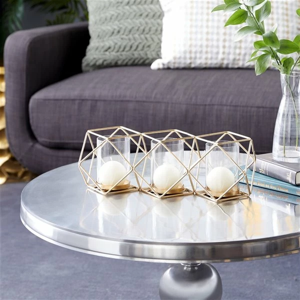 Best deal ✨ Grayson Lane 3-Candle Metal Votive Candle Holder 🧨 2 Best deal ✨ Grayson Lane 3-Candle Metal Votive Candle Holder 🧨 - Image 2