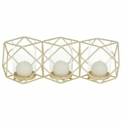 Best deal ✨ Grayson Lane 3-Candle Metal Votive Candle Holder 🧨