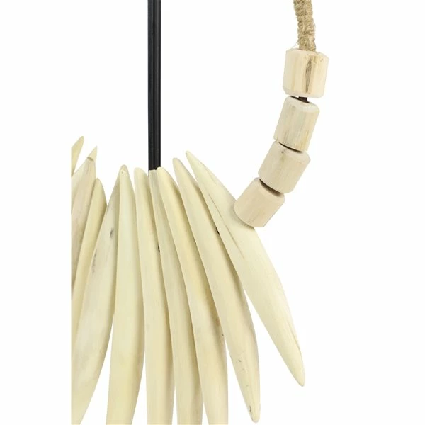 Budget 🔔 Grayson Lane White Teak Wood Necklace Sculpture ✔️ 3 Budget 🔔 Grayson Lane White Teak Wood Necklace Sculpture ✔️ - Image 3
