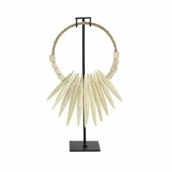 Budget 🔔 Grayson Lane White Teak Wood Necklace Sculpture ✔️ 9 Budget 🔔 Grayson Lane White Teak Wood Necklace Sculpture ✔️ -GRAYSON LANE Sales 2022 330862499 AlternateImage4 l