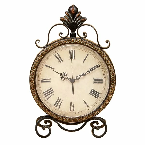 Best Sale 😍 Grayson Lane Rustic Analog Round Tabletop Clock 🔥 1 Best Sale 😍 Grayson Lane Rustic Analog Round Tabletop Clock 🔥