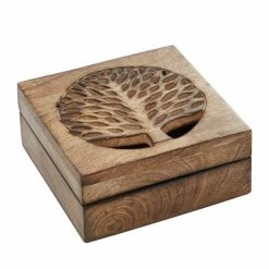 Buy 🧨 Grayson Lane Brown Mango Wood Boxes - Set of 3 😍 -GRAYSON LANE Sales 2022 330862501 AlternateImage2 l