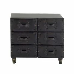 Budget 😍 Grayson Lane Black Cedar 6-drawer Accent Chest 😉 -GRAYSON LANE Sales 2022 330862502 AlternateImage4 l