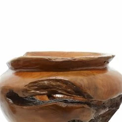 Flash Sale 💯 Grayson Lane Brown Natural Wood Bowl ⭐ -GRAYSON LANE Sales 2022 330862504 AlternateImage2 l