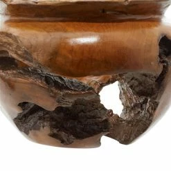 Flash Sale 💯 Grayson Lane Brown Natural Wood Bowl ⭐ -GRAYSON LANE Sales 2022 330862504 AlternateImage3 l