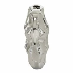 Cheapest 🧨 Grayson Lane Silver Modern Ceramic Vase 💯 -GRAYSON LANE Sales 2022 330862508 AlternateImage4 l