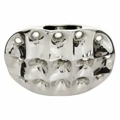 Cheapest 🧨 Grayson Lane Silver Modern Ceramic Vase 💯 -GRAYSON LANE Sales 2022 330862508 AlternateImage6 l