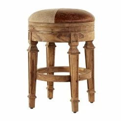 Best Sale ⭐ Grayson Lane Brown Counter Height (22-in to 26-in) Upholstered Bar Stool 🛒