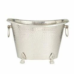 Brand new 💯 Grayson Lane 6-Litre Silver Galvanized Iron Ice Bucket ✨ -GRAYSON LANE Sales 2022 330862523 AlternateImage6 l