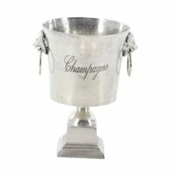Brand new 🧨 Grayson Lane 2-Litre Silver Galvanized Iron Ice Bucket ⭐ -GRAYSON LANE Sales 2022 330862524 AlternateImage4 l