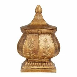Best reviews of 👏 Grayson Lane Traditional Gold Polystone Decorative Jar 🌟 -GRAYSON LANE Sales 2022 330862530 AlternateImage4 l