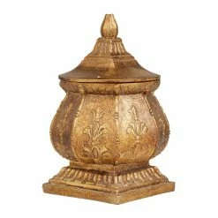 Best reviews of 👏 Grayson Lane Traditional Gold Polystone Decorative Jar 🌟