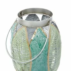 Deals 👏 Grayson Lane Green Leaves Metal Lantern Candle Holder - Set of 2 ✨ -GRAYSON LANE Sales 2022 330862532 AlternateImage3 l