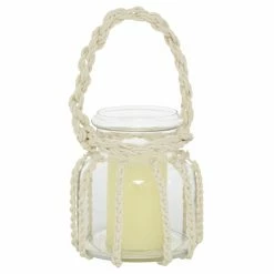 Cheap 🧨 Grayson Lane Coastal Glass Lantern Candle Holder 🥰