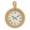 Hot Sale 😉 Grayson Lane Coastal Beige Analog Round Wall Clock 👏