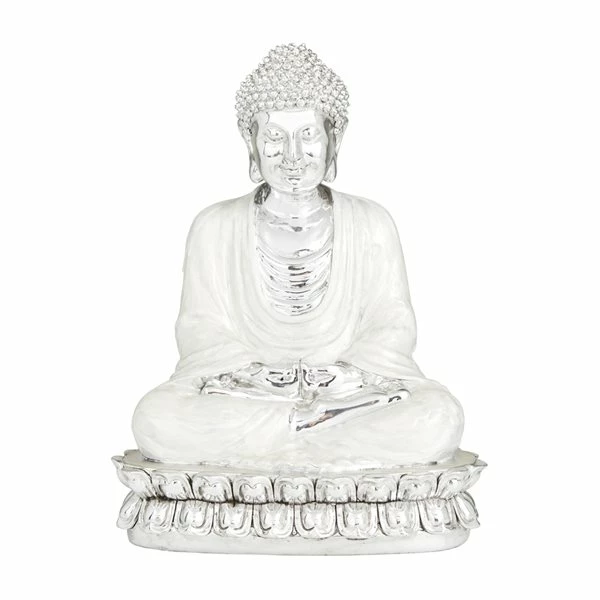 New ❤️ Grayson Lane Silver Polystone Sculpture 🔔 1 New ❤️ Grayson Lane Silver Polystone Sculpture 🔔