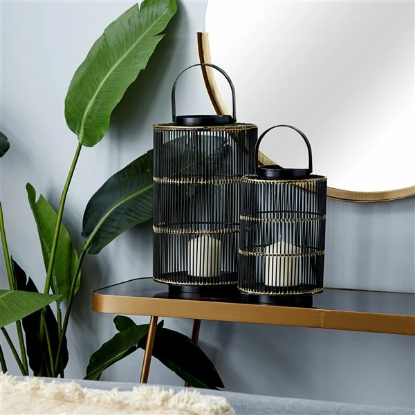 Deals 🎁 Grayson Lane 2-Candle Metal Lantern Candle Holder - Set of 2 💯 2 Deals 🎁 Grayson Lane 2-Candle Metal Lantern Candle Holder - Set of 2 💯 - Image 2