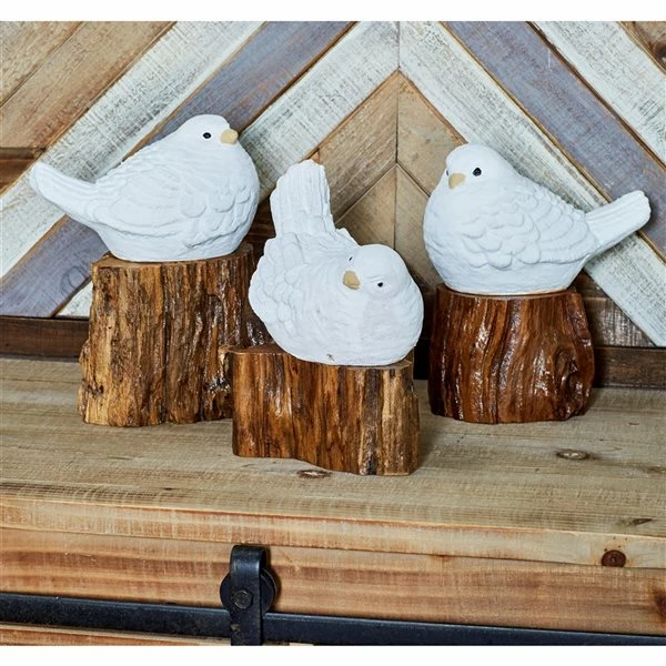 Cheapest ๐ Grayson Lane White Teak Wood Bird Sculptures - Set of 3 โ๏ธ 2 Cheapest ๐ Grayson Lane White Teak Wood Bird Sculptures - Set of 3 โ๏ธ - Image 2