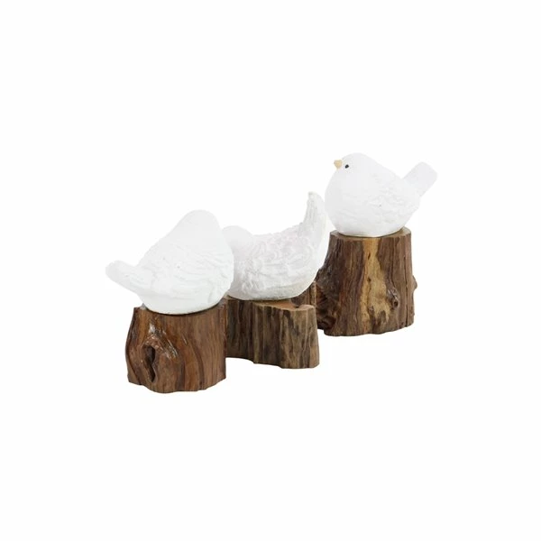 Cheapest ๐ Grayson Lane White Teak Wood Bird Sculptures - Set of 3 โ๏ธ 4 Cheapest ๐ Grayson Lane White Teak Wood Bird Sculptures - Set of 3 โ๏ธ - Image 4