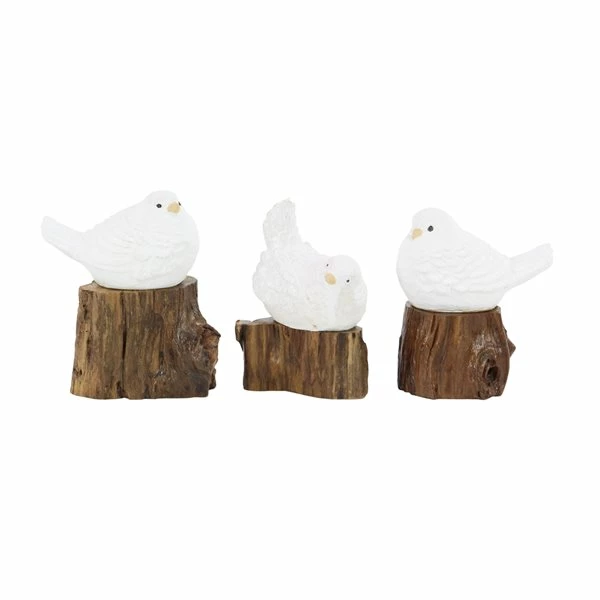 Cheapest ๐ Grayson Lane White Teak Wood Bird Sculptures - Set of 3 โ๏ธ 1 Cheapest ๐ Grayson Lane White Teak Wood Bird Sculptures - Set of 3 โ๏ธ