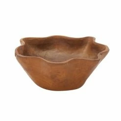 Deals 😍 Grayson Lane Brown Wood Bowl ❤️