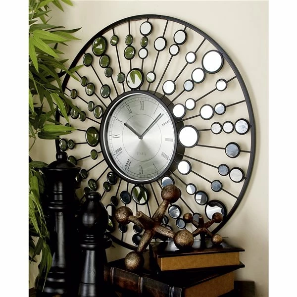 Buy 🔥 Grayson Lane Glam Analog Round Wall Clock 🔔 2 Buy 🔥 Grayson Lane Glam Analog Round Wall Clock 🔔 - Image 2