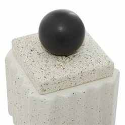 Budget 🔔 Grayson Lane White Ceramic Jar 🌟 -GRAYSON LANE Sales 2022 330862599 AlternateImage2 l