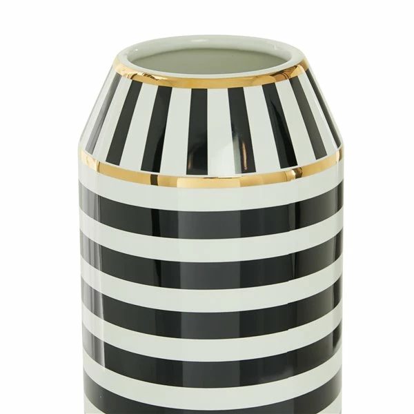 Budget ๐ Grayson Lane Black and White Modern Ceramic Vase ๐ 3 Budget ๐ Grayson Lane Black and White Modern Ceramic Vase ๐ - Image 3