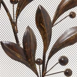 Cheapest 🔔 Grayson Lane 1-in Brown Iron 3-panel Scroll Fireplace Screen 😍 -GRAYSON LANE Sales 2022 330862602 AlternateImage2 l