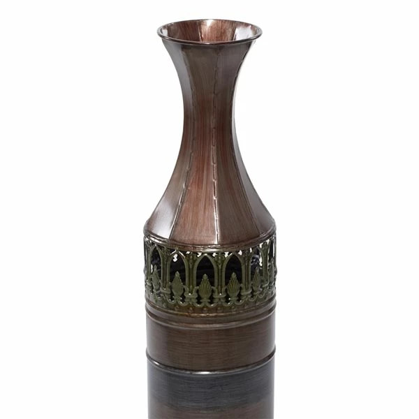 Flash Sale 😀 Grayson Lane Brown Metal Vases - Set of 3 ✨ 4 Flash Sale 😀 Grayson Lane Brown Metal Vases - Set of 3 ✨ - Image 4