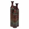 Flash Sale 😀 Grayson Lane Brown Metal Vases - Set of 3 ✨