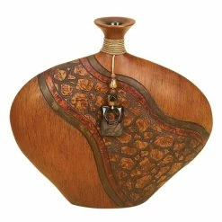 Cheapest 🎉 Grayson Lane Brown Polystone Vase ⭐