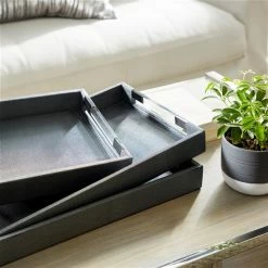 Best Sale ๐ฅ Grayson Lane Grey Wood Trays - Set of 3 ๐ฏ 7 Best Sale ๐ฅ Grayson Lane Grey Wood Trays - Set of 3 ๐ฏ -GRAYSON LANE Sales 2022 330862607 AlternateImage2 l