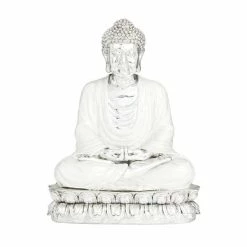 Best Pirce 🛒 Grayson Lane Silver Zen Polystone Sculpture 👍