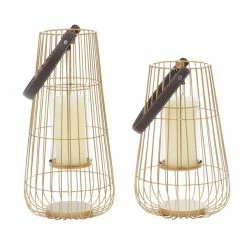 Coupon 🔔 Grayson Lane Metal Lantern Candle Holder - Set of 2 🛒