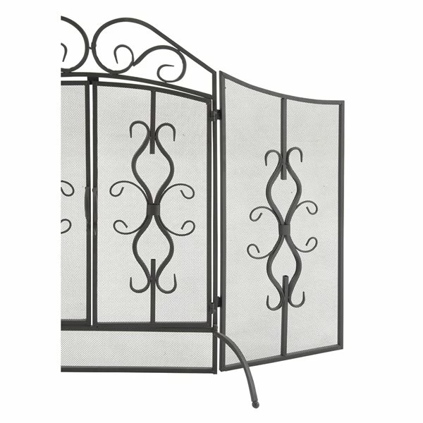 Best Pirce ❤️ Grayson Lane 24-in Gray Iron 3-panel Flat Fireplace Screen ⌛ 3 Best Pirce ❤️ Grayson Lane 24-in Gray Iron 3-panel Flat Fireplace Screen ⌛ - Image 3
