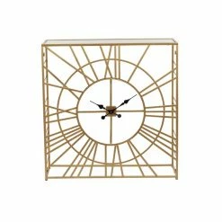 Flash Sale 😀 Grayson Lane Metal and Glass Modern Clock Console Table 🥰