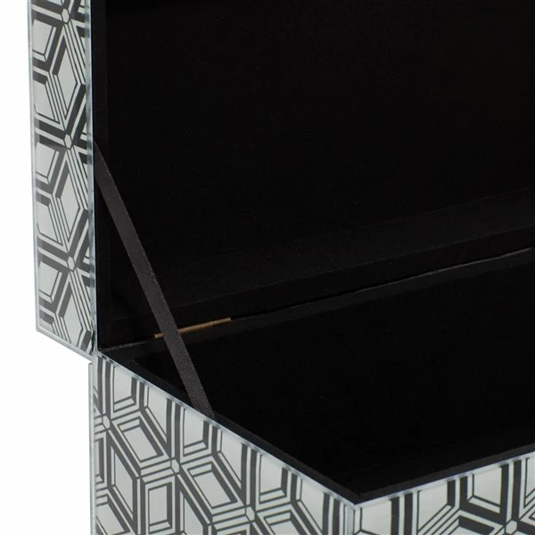 Flash Sale โ Grayson Lane Black and White Wood Boxes - Set of 2 ๐คฉ 3 Flash Sale โ Grayson Lane Black and White Wood Boxes - Set of 2 ๐คฉ - Image 3