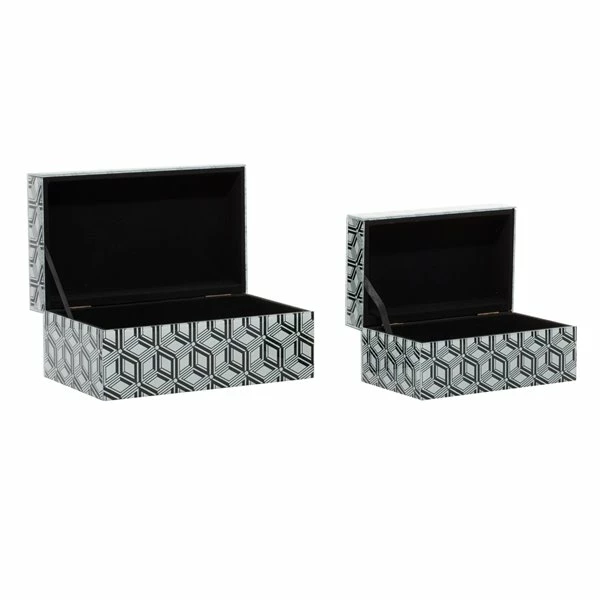 Flash Sale โ Grayson Lane Black and White Wood Boxes - Set of 2 ๐คฉ 5 Flash Sale โ Grayson Lane Black and White Wood Boxes - Set of 2 ๐คฉ - Image 5