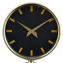 Outlet ✨ Grayson Lane Modern Gold Analog Round Tabletop Clock ⌛ -GRAYSON LANE Sales 2022 330862684 AlternateImage4 l