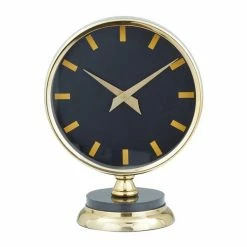 Outlet ✨ Grayson Lane Modern Gold Analog Round Tabletop Clock ⌛ -GRAYSON LANE Sales 2022 330862684 AlternateImage5 l