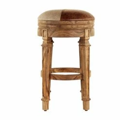 Cheap 😀 Grayson Lane Brown Bar Height (27-in to 35-in) Bar Stool 🎉 -GRAYSON LANE Sales 2022 330862687 AlternateImage5 l