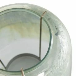 Best Sale 🥰 Grayson Lane Turquoise Hurricane Glass Candle Holder 👏 -GRAYSON LANE Sales 2022 330862691 AlternateImage3 l