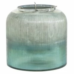 Best Sale π₯° Grayson Lane Turquoise Hurricane Glass Candle Holder π