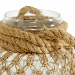 Coupon ✨ Grayson Lane Brown Rope Glass Lantern Candle Holder ✨ -GRAYSON LANE Sales 2022 330862694 AlternateImage3 l