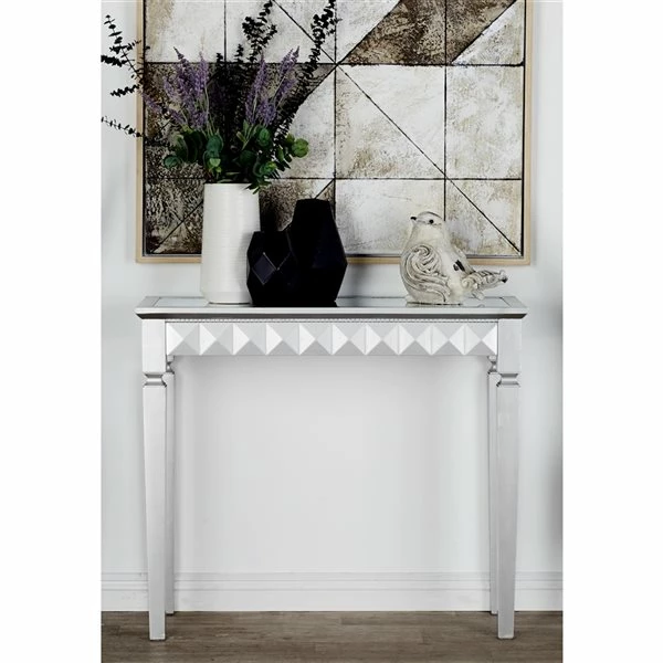 Coupon ❤️ Grayson Lane White Wood Glam Console Table 💯 2 Coupon ❤️ Grayson Lane White Wood Glam Console Table 💯 - Image 2