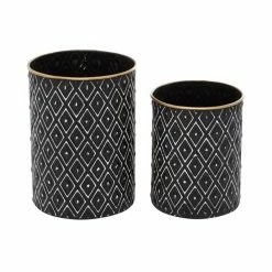 Cheap ❤️ Grayson Lane Black Metal Jars - Set of 2 😀 9 Cheap ❤️ Grayson Lane Black Metal Jars - Set of 2 😀 -GRAYSON LANE Sales 2022 330862699 AlternateImage4 l