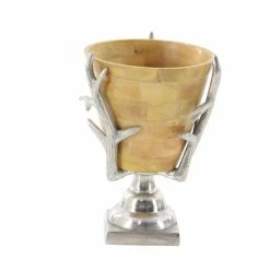 Flash Sale 🔥 Grayson Lane Brown Aluminum and Wood Bowl 😍 9 Flash Sale 🔥 Grayson Lane Brown Aluminum and Wood Bowl 😍 -GRAYSON LANE Sales 2022 330862706 AlternateImage4 l